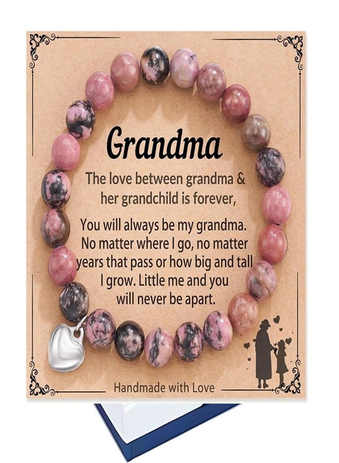 Jofanvin Grandma Bracelets with Necklace Expandable Wire Bangle Bracelet for Women, Meaningful Charms - Image 1